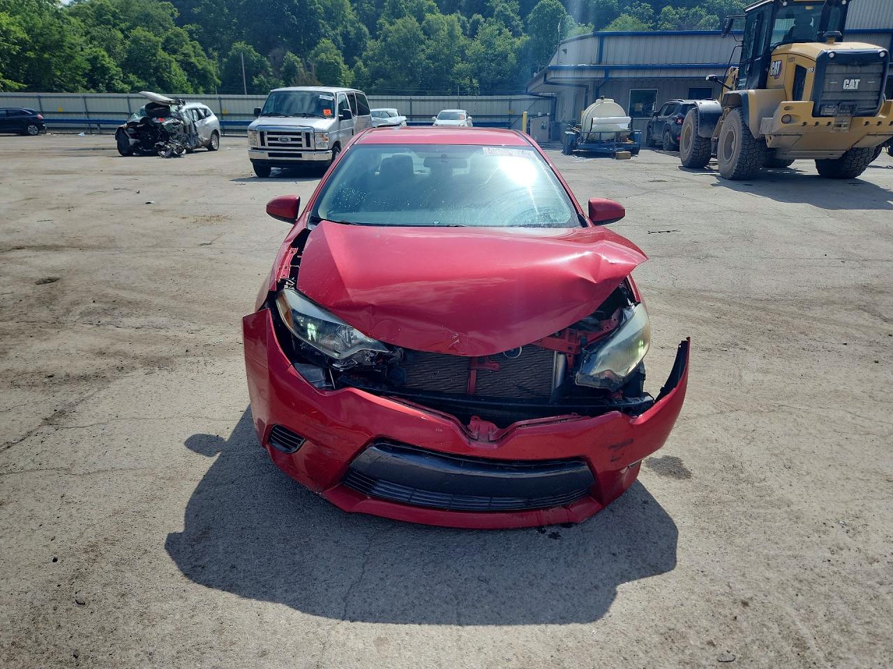 2015 Toyota Corolla Le Burgundy vin: 2T1BURHE5FC360056