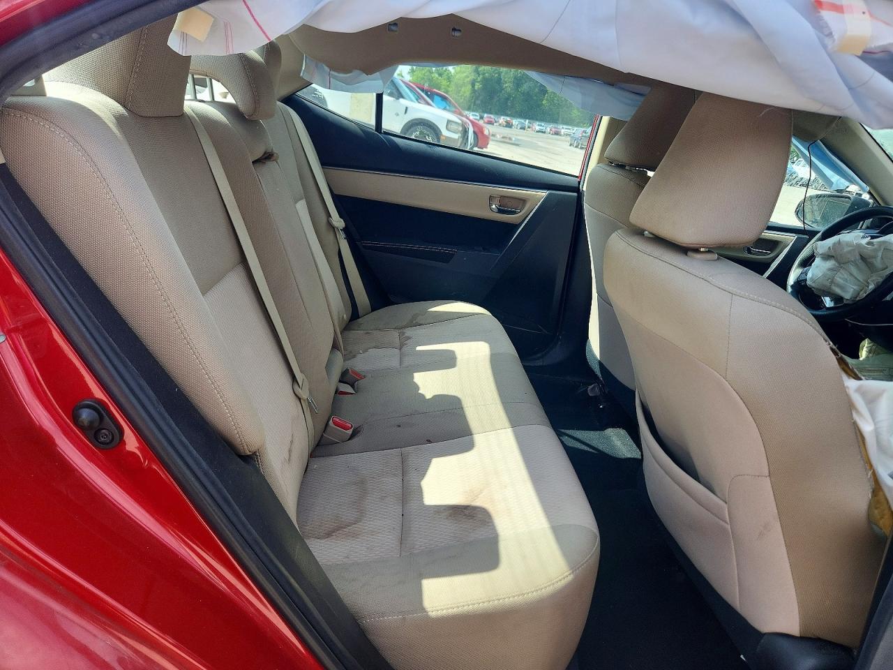 2015 Toyota Corolla Le Burgundy vin: 2T1BURHE5FC360056