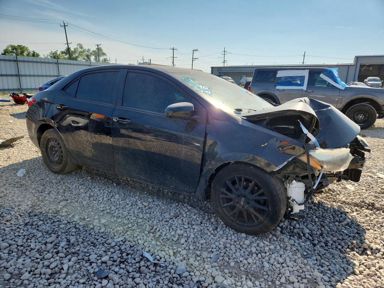 2015 Toyota Corolla Le Black vin: 2T1BURHE5FC366228