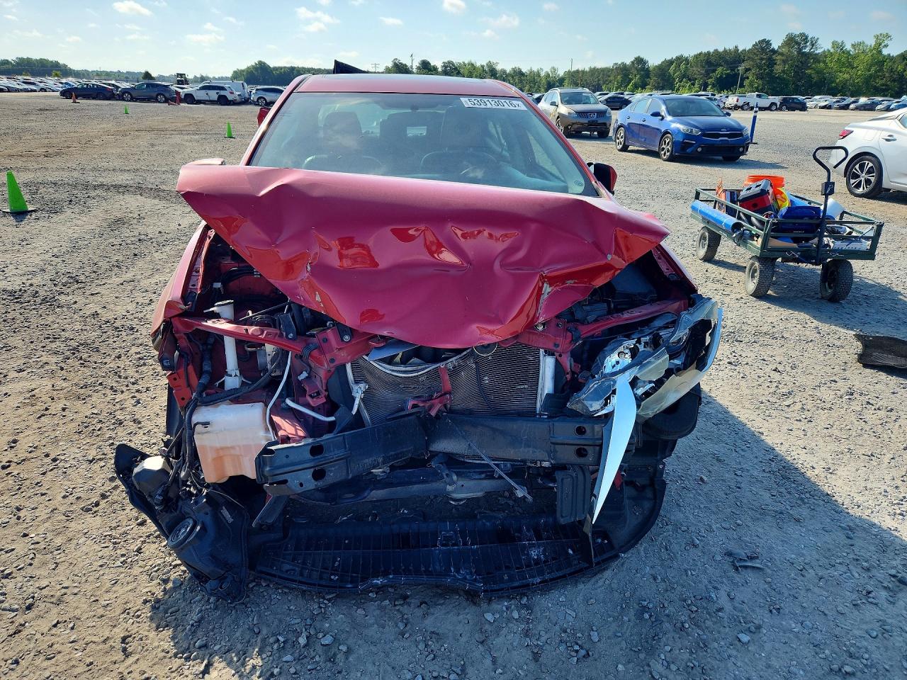 2015 Toyota Corolla Le Plus Red vin: 2T1BURHE5FC370750
