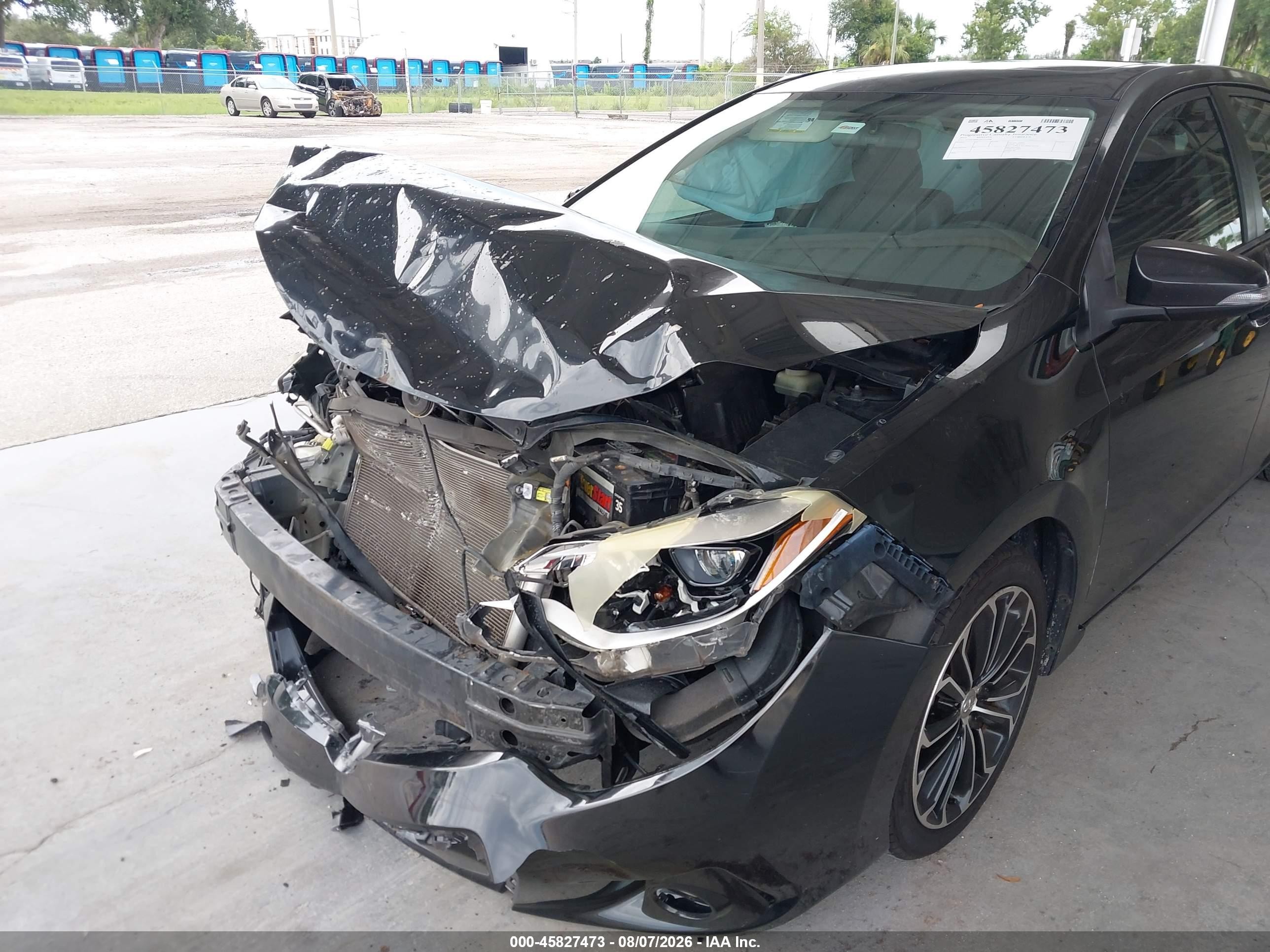 2015 Toyota Corolla S Plus Black vin: 2T1BURHE5FC371008