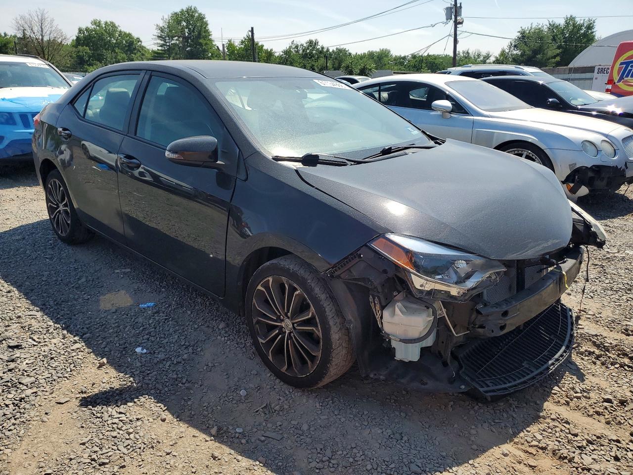 2015 Toyota Corolla S Plus Черный vin: 2T1BURHE5FC375947