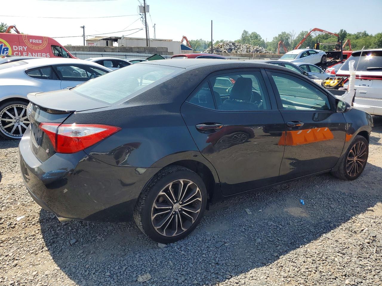 2015 Toyota Corolla S Plus Черный vin: 2T1BURHE5FC375947