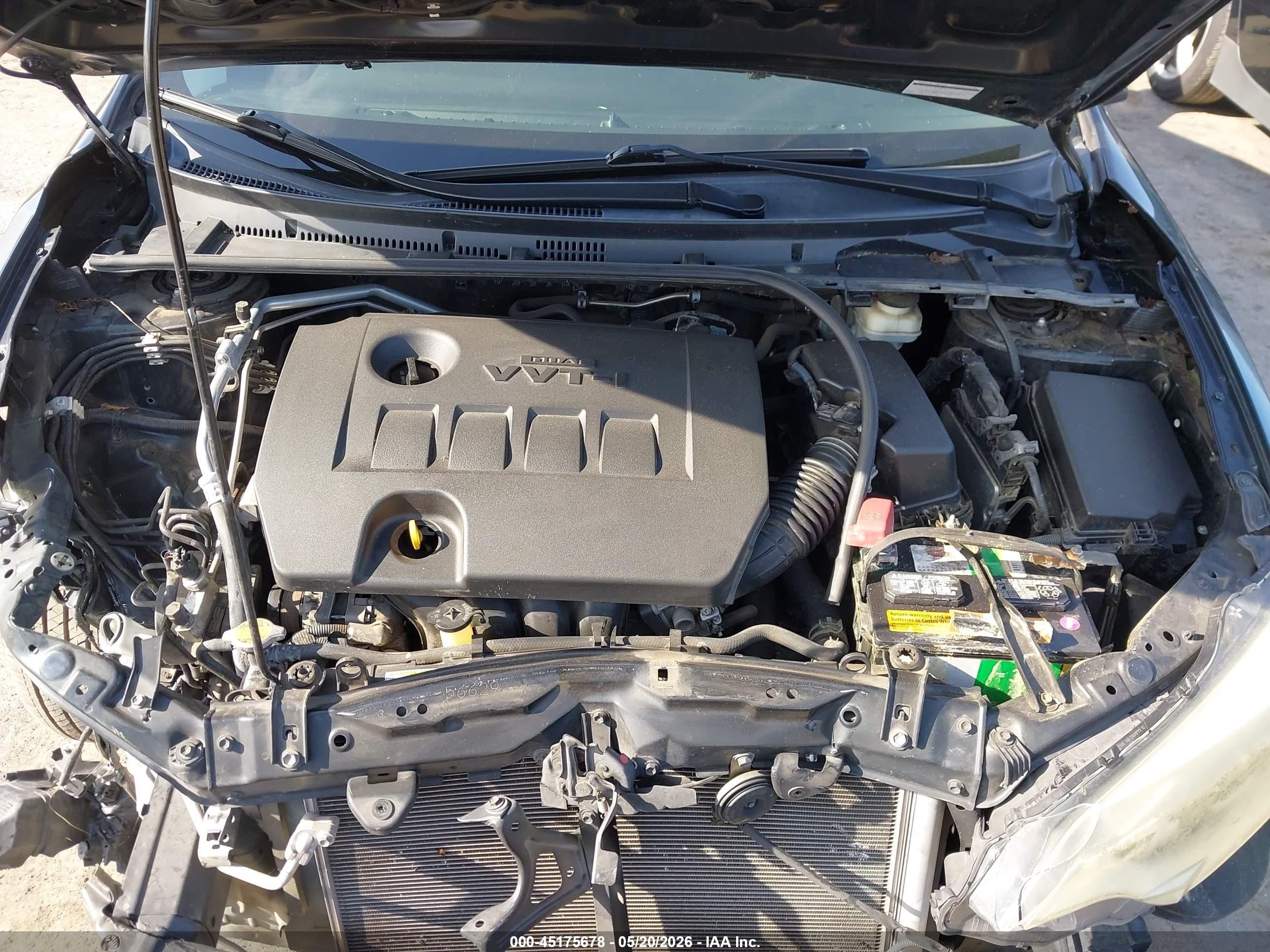 2015 Toyota Corolla Le Black vin: 2T1BURHE5FC375981