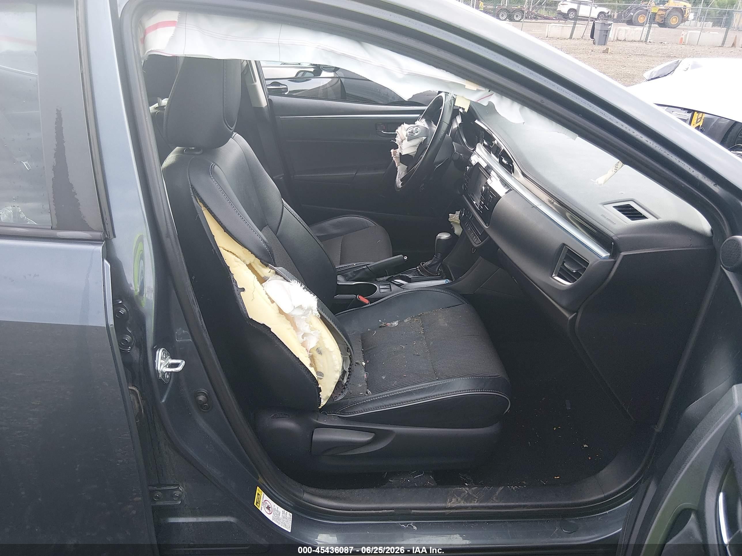 2015 Toyota Corolla S Plus Серый vin: 2T1BURHE5FC387094
