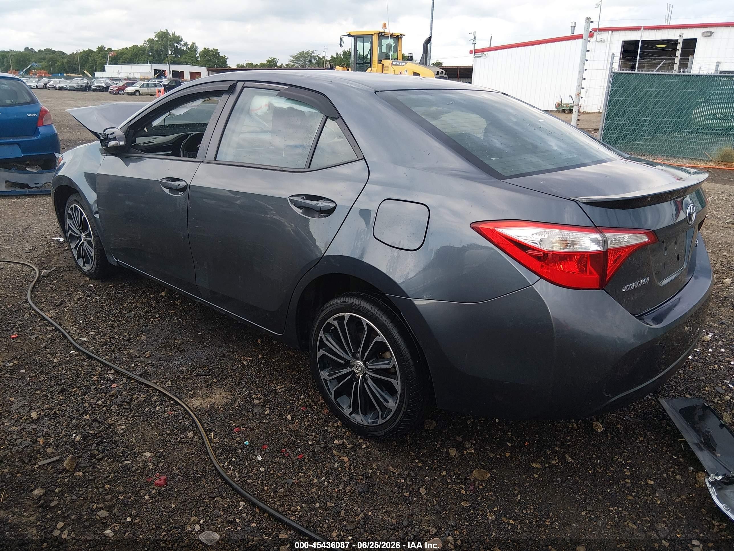 2015 Toyota Corolla S Plus Серый vin: 2T1BURHE5FC387094