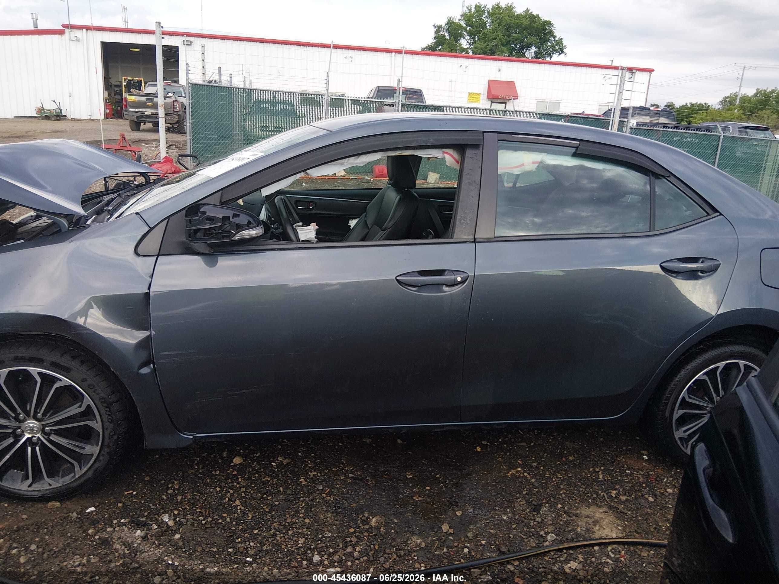 2015 Toyota Corolla S Plus Серый vin: 2T1BURHE5FC387094