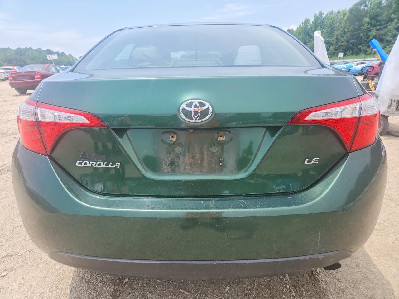 2015 Toyota Corolla Le Зеленый vin: 2T1BURHE5FC390674