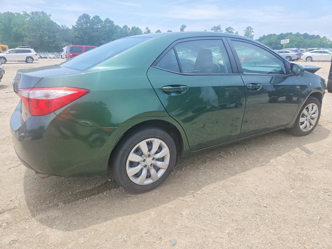 2015 Toyota Corolla Le Зеленый vin: 2T1BURHE5FC390674