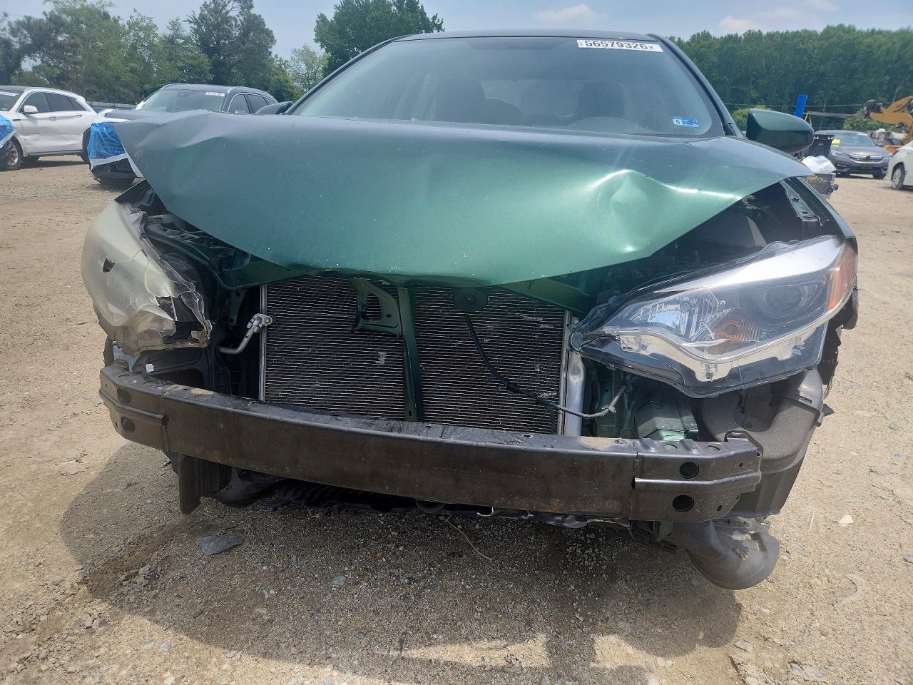 2015 Toyota Corolla Le Зеленый vin: 2T1BURHE5FC390674