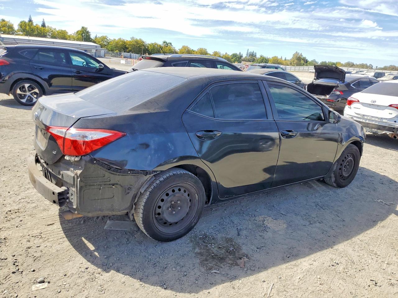 2015 Toyota Corolla Le Black vin: 2T1BURHE5FC393123