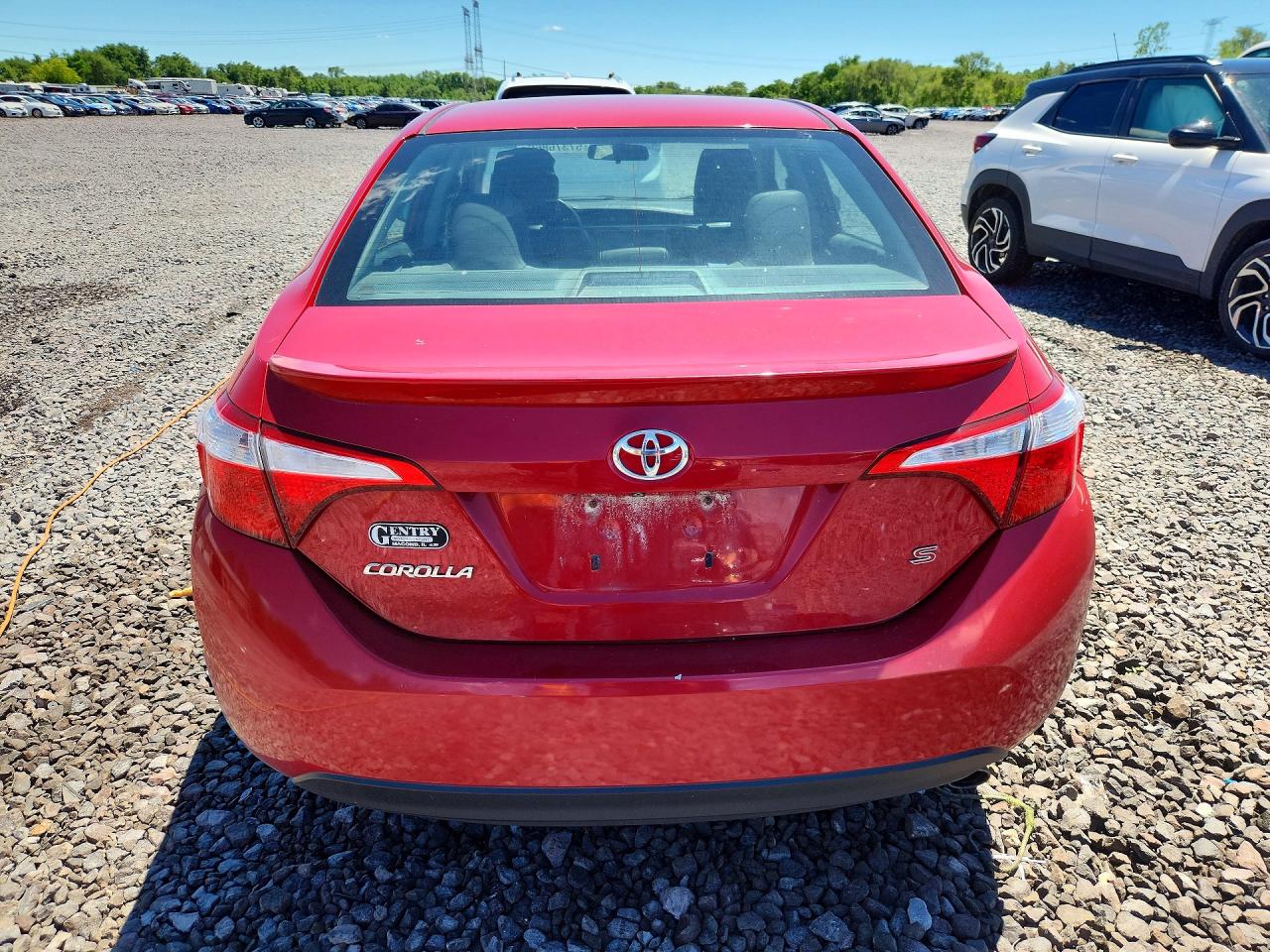 2015 Toyota Corolla S Plus Red vin: 2T1BURHE5FC395700