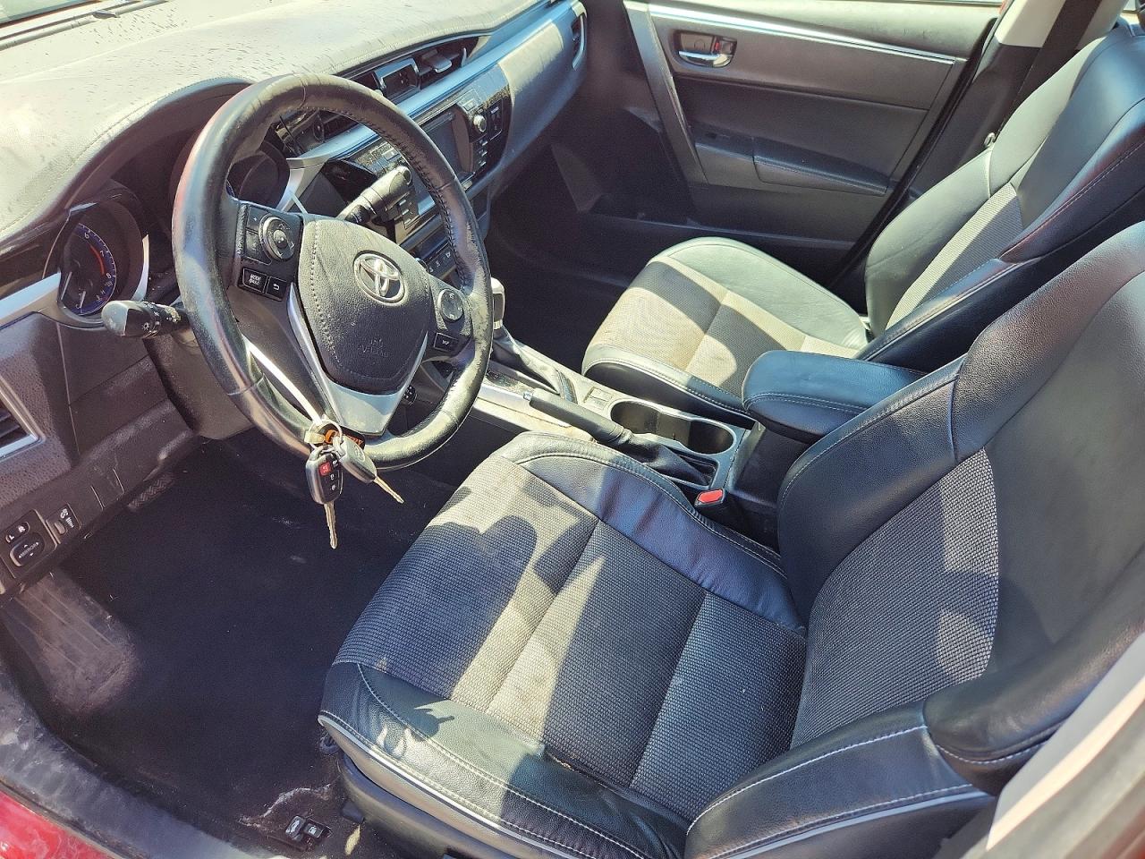 2015 Toyota Corolla S Plus Red vin: 2T1BURHE5FC395700