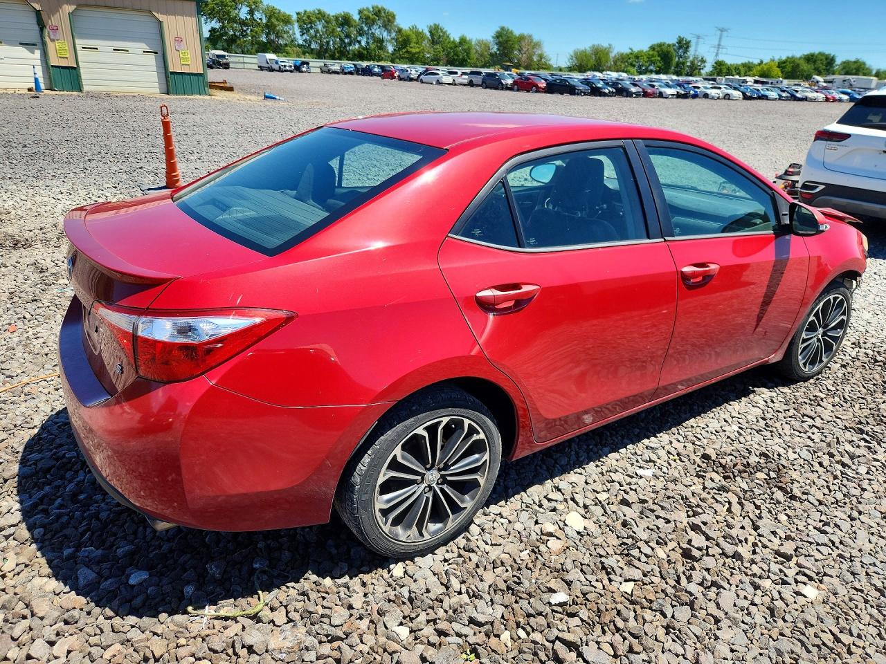 2015 Toyota Corolla S Plus Red vin: 2T1BURHE5FC395700