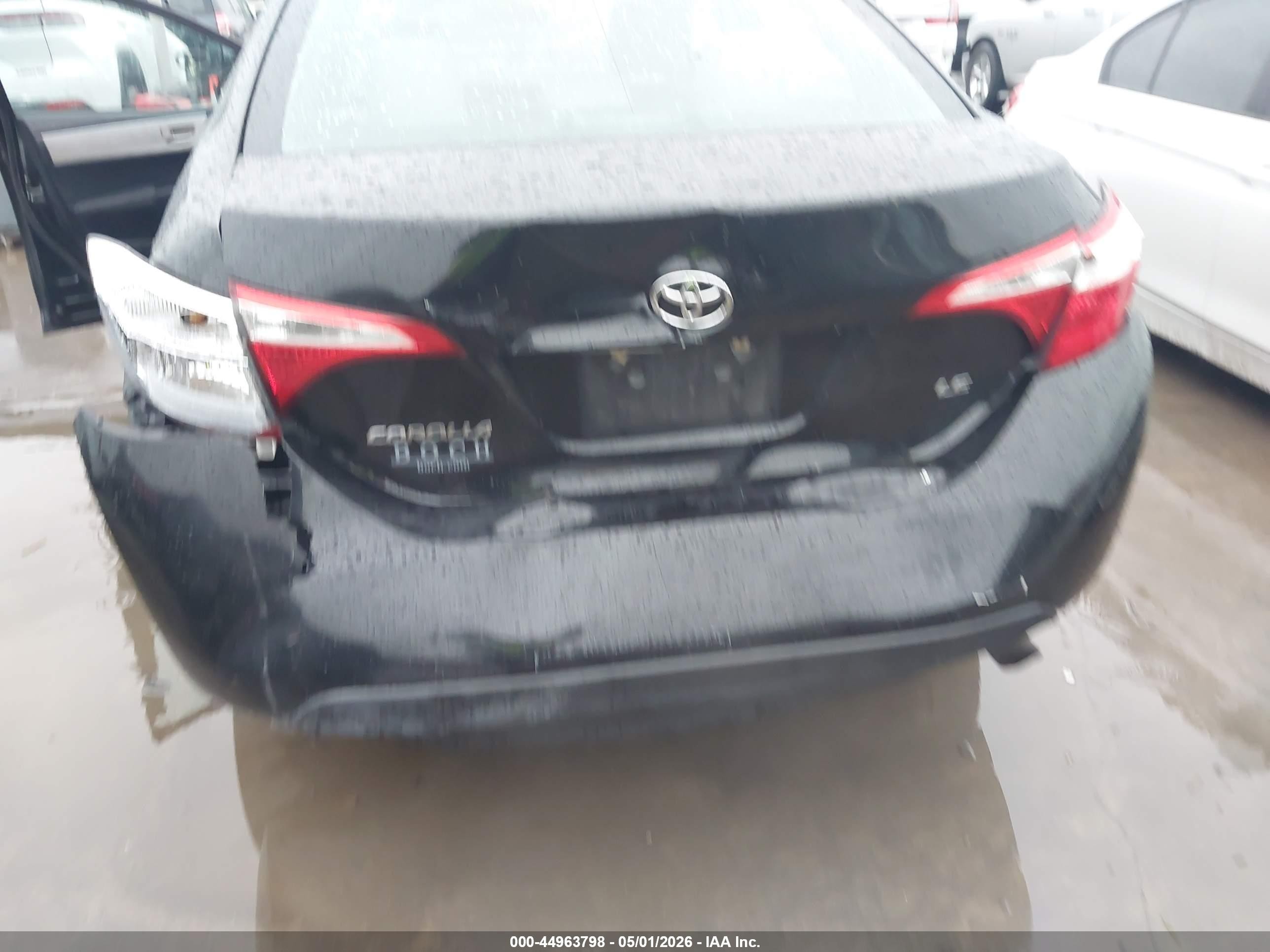2015 Toyota Corolla Le Black vin: 2T1BURHE5FC403052