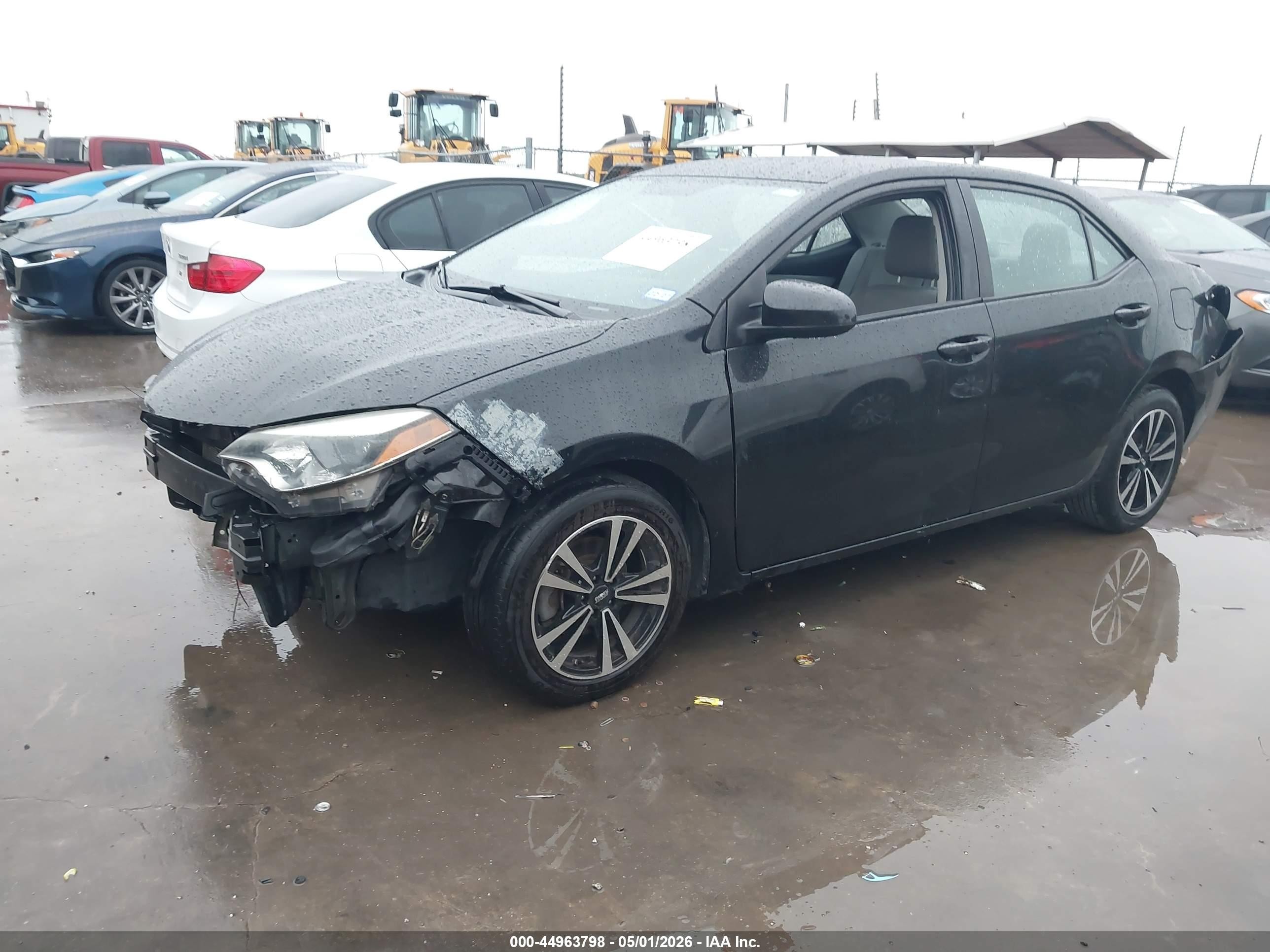2015 Toyota Corolla Le Black vin: 2T1BURHE5FC403052