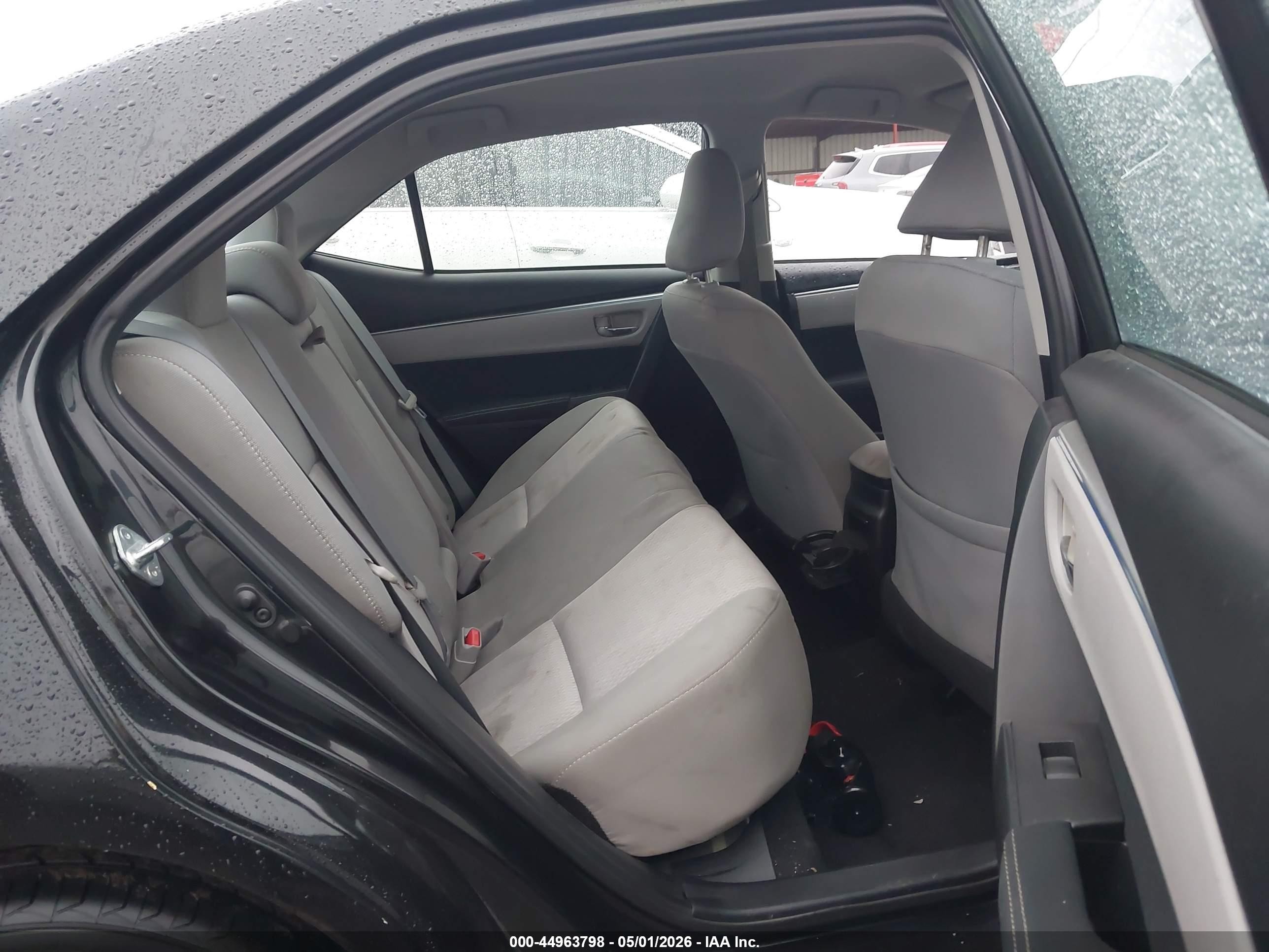 2015 Toyota Corolla Le Black vin: 2T1BURHE5FC403052