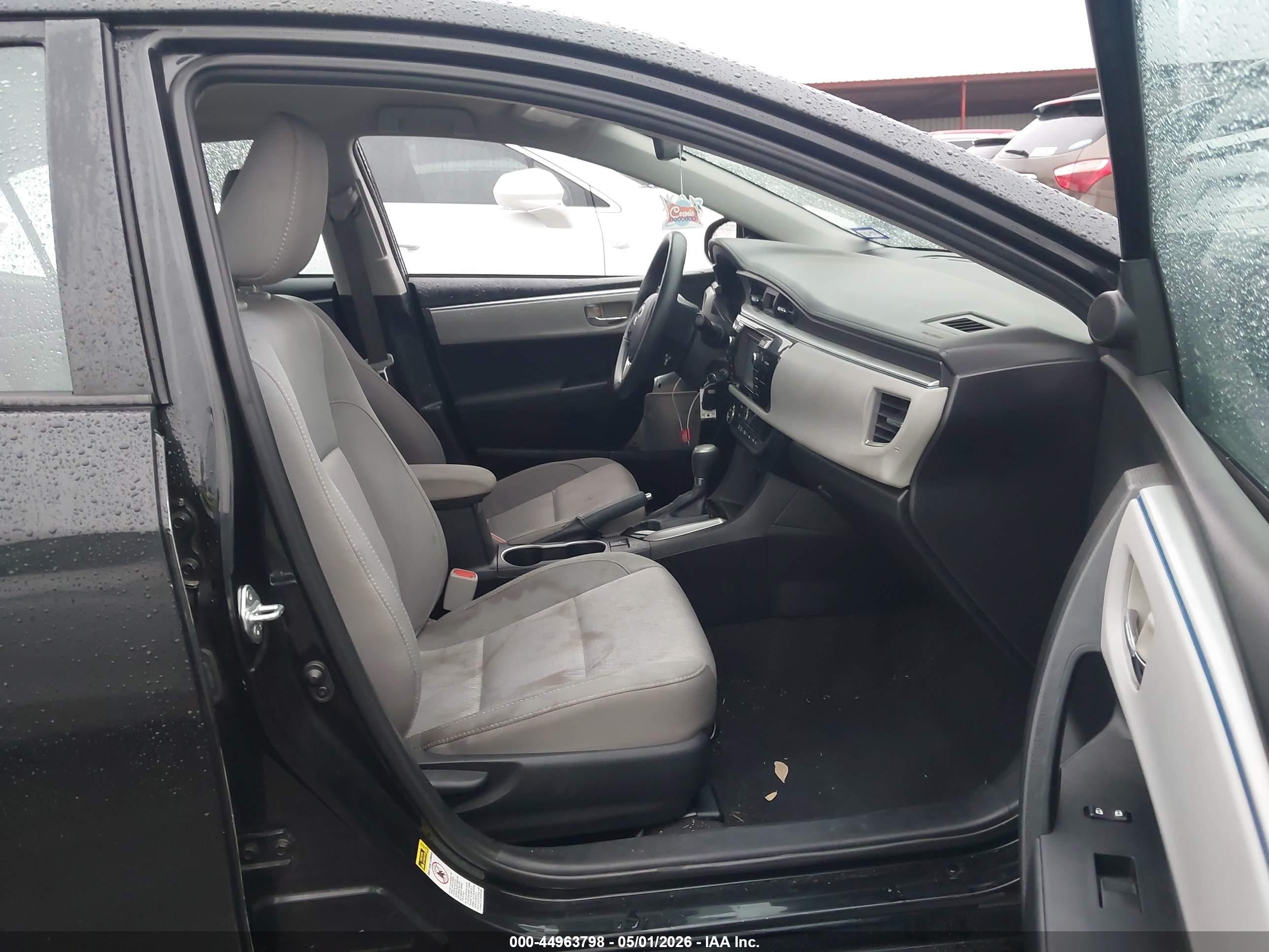 2015 Toyota Corolla Le Black vin: 2T1BURHE5FC403052