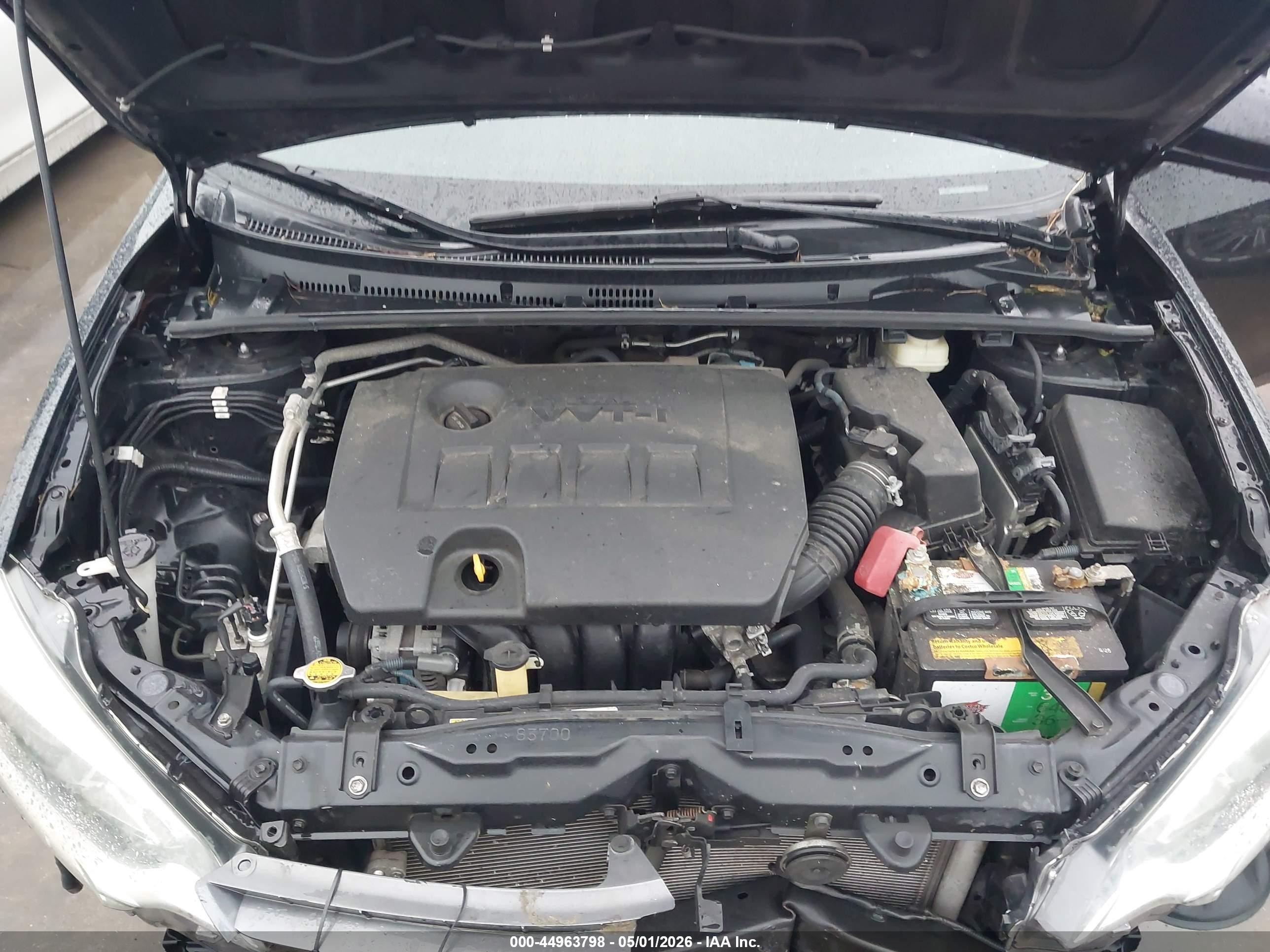 2015 Toyota Corolla Le Black vin: 2T1BURHE5FC403052