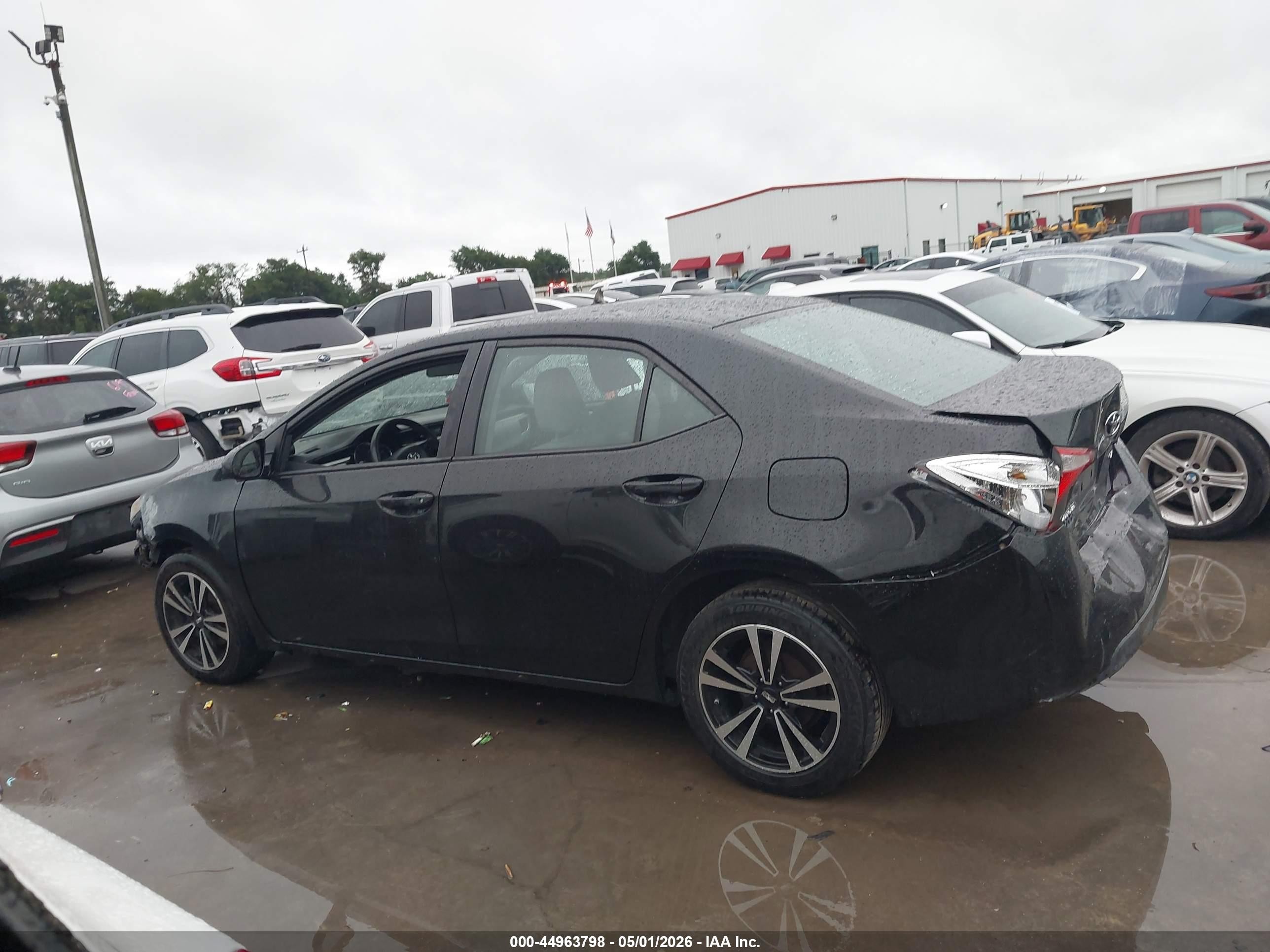 2015 Toyota Corolla Le Black vin: 2T1BURHE5FC403052