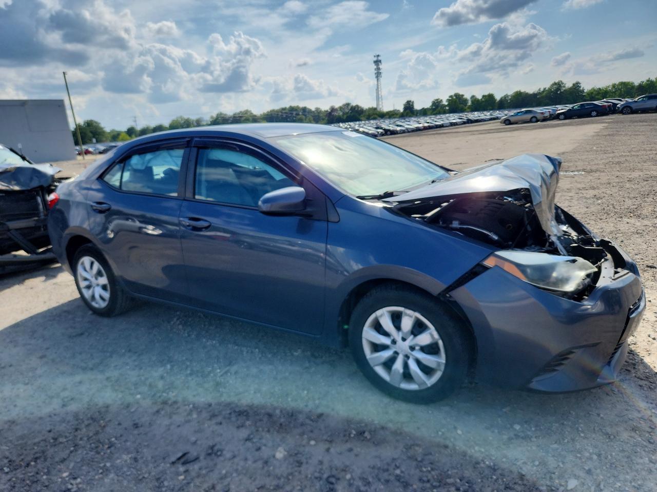 2015 Toyota Corolla Le Gray vin: 2T1BURHE5FC407974