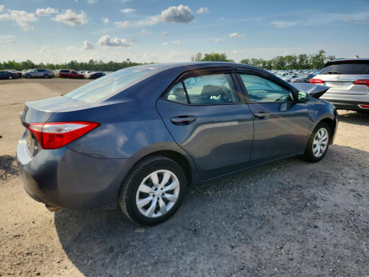 2015 Toyota Corolla Le Gray vin: 2T1BURHE5FC407974
