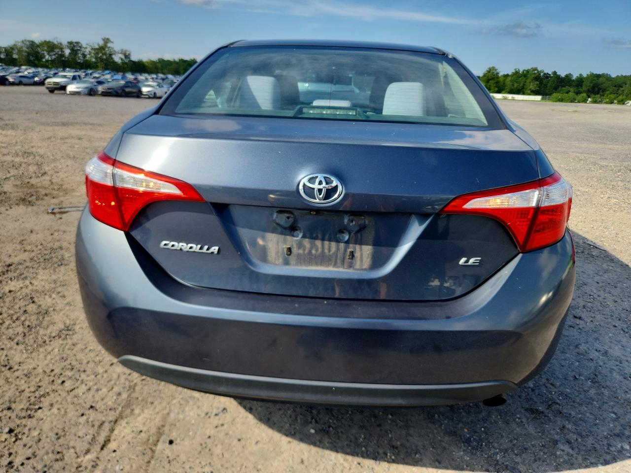 2015 Toyota Corolla Le Gray vin: 2T1BURHE5FC407974