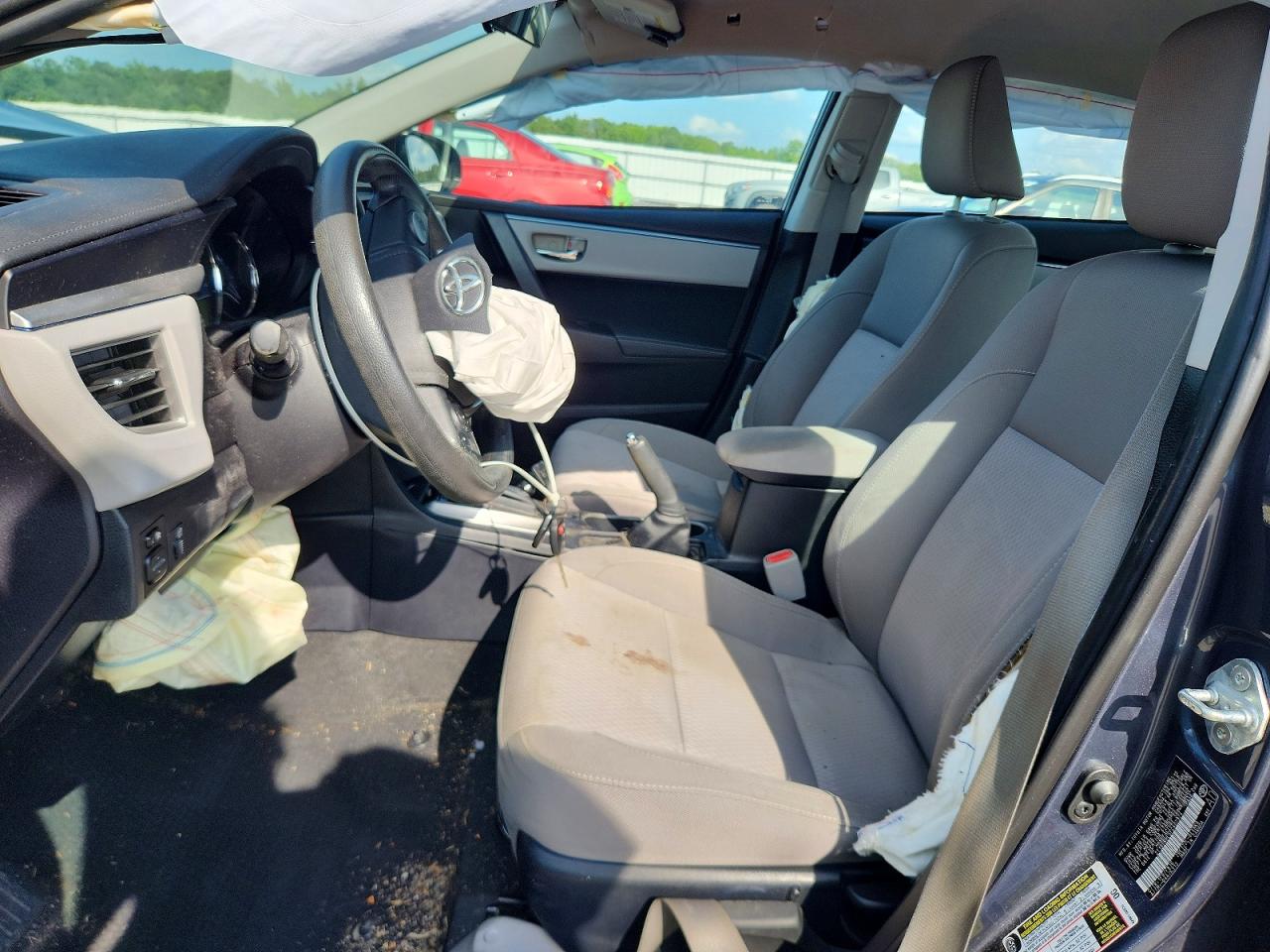 2015 Toyota Corolla Le Gray vin: 2T1BURHE5FC407974
