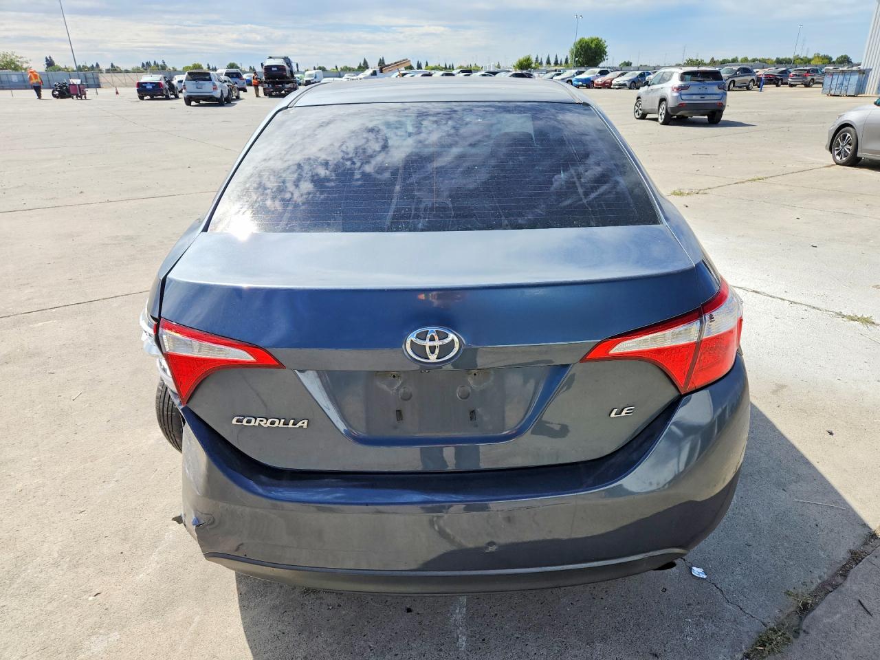 2015 Toyota Corolla Le Gray vin: 2T1BURHE5FC431255