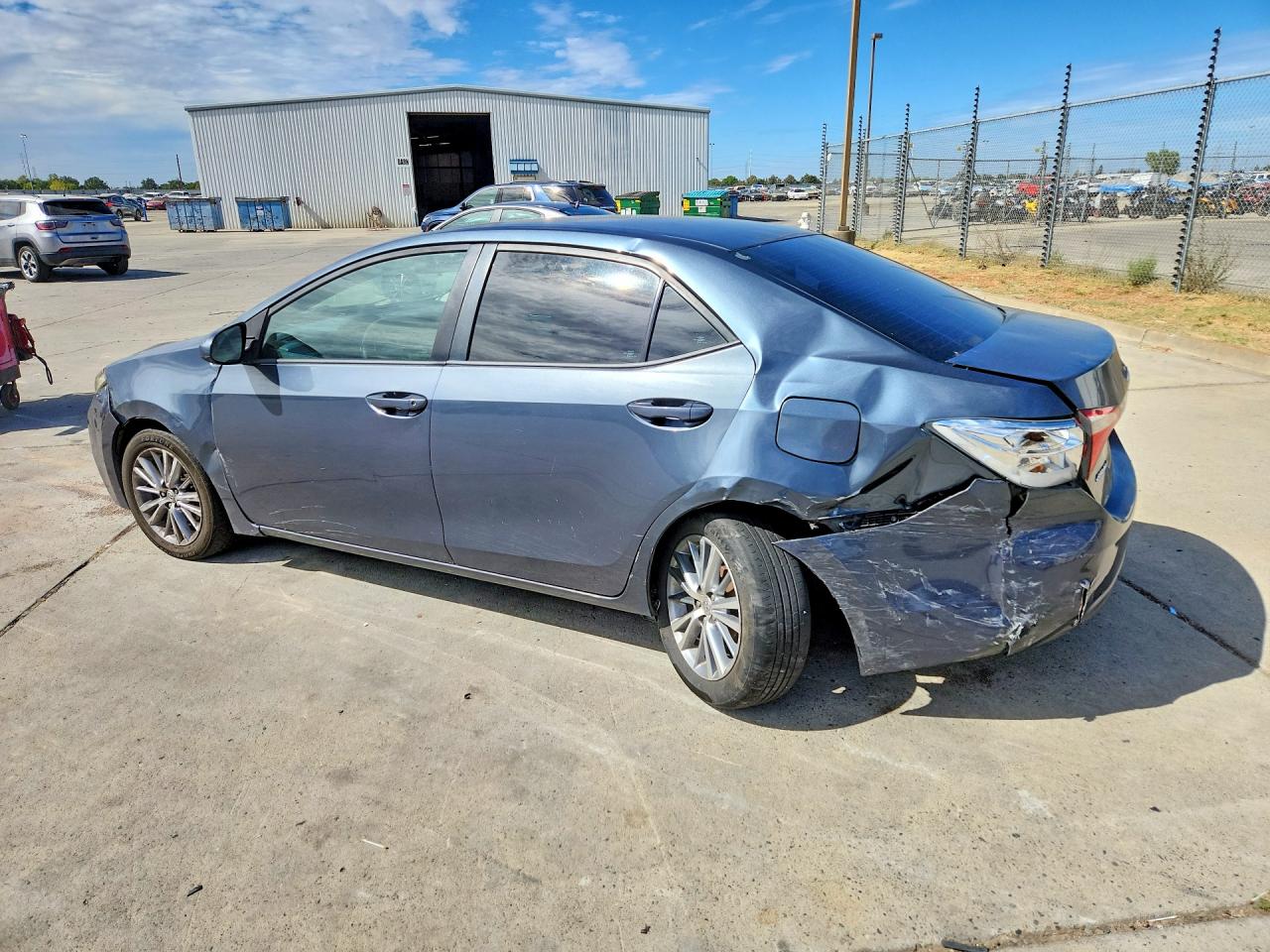 2015 Toyota Corolla Le Gray vin: 2T1BURHE5FC431255