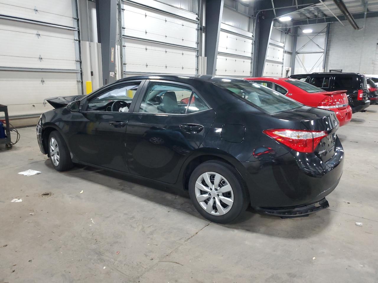 2015 Toyota Corolla L Black vin: 2T1BURHE5FC438934