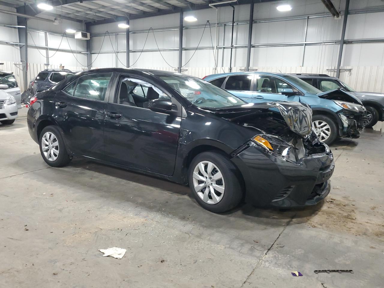 2015 Toyota Corolla L Black vin: 2T1BURHE5FC438934