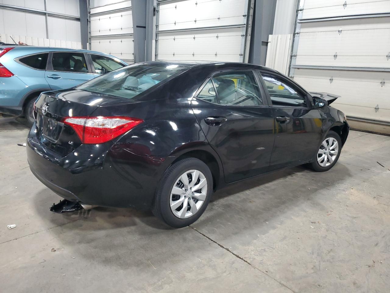 2015 Toyota Corolla L Black vin: 2T1BURHE5FC438934