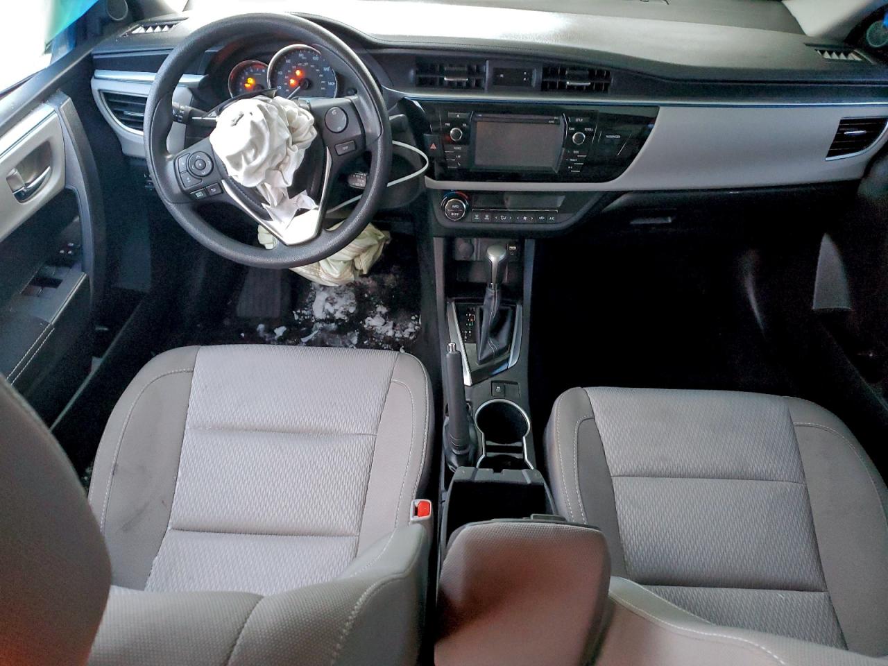 2015 Toyota Corolla L Black vin: 2T1BURHE5FC438934