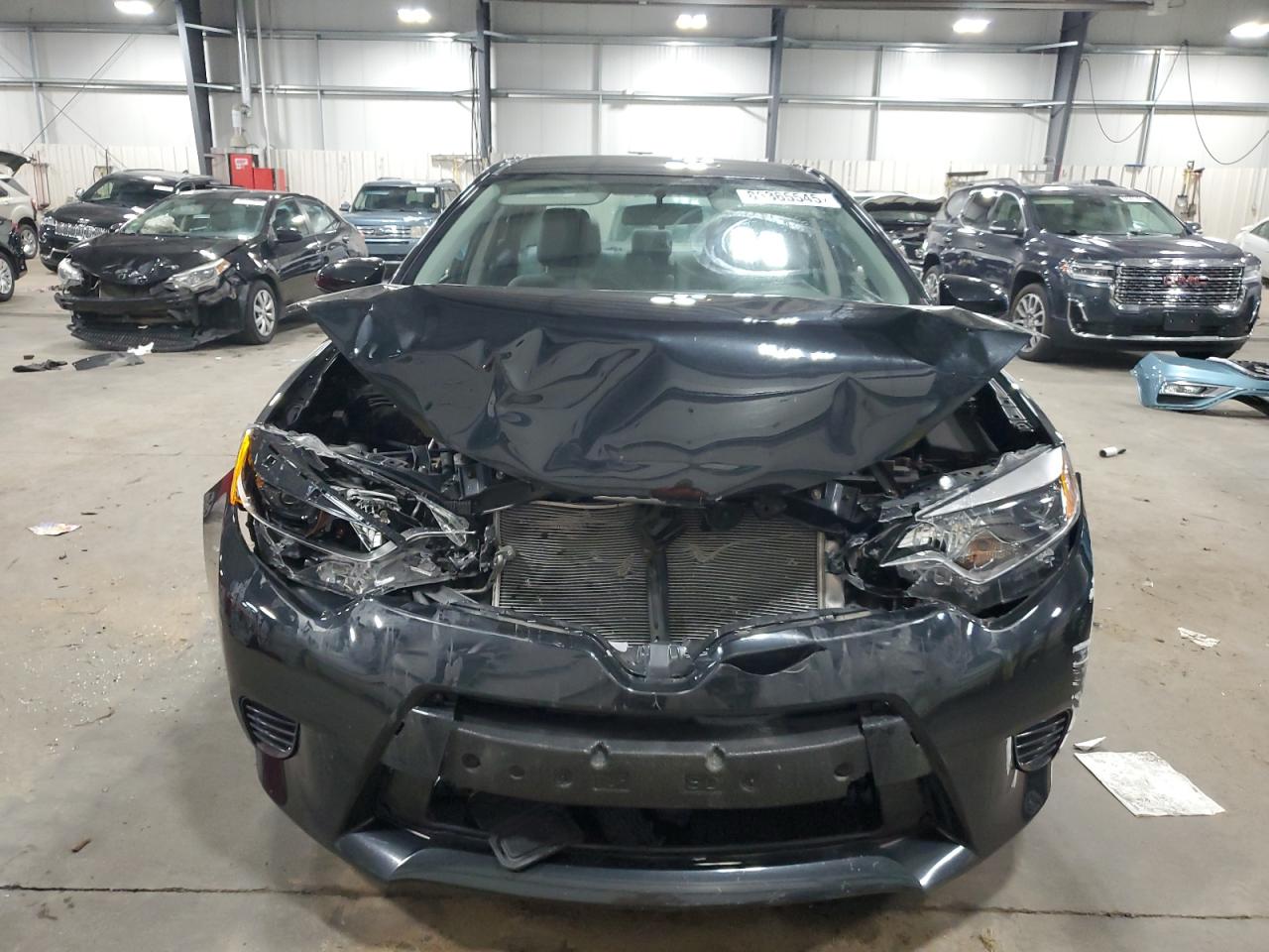 2015 Toyota Corolla L Black vin: 2T1BURHE5FC438934