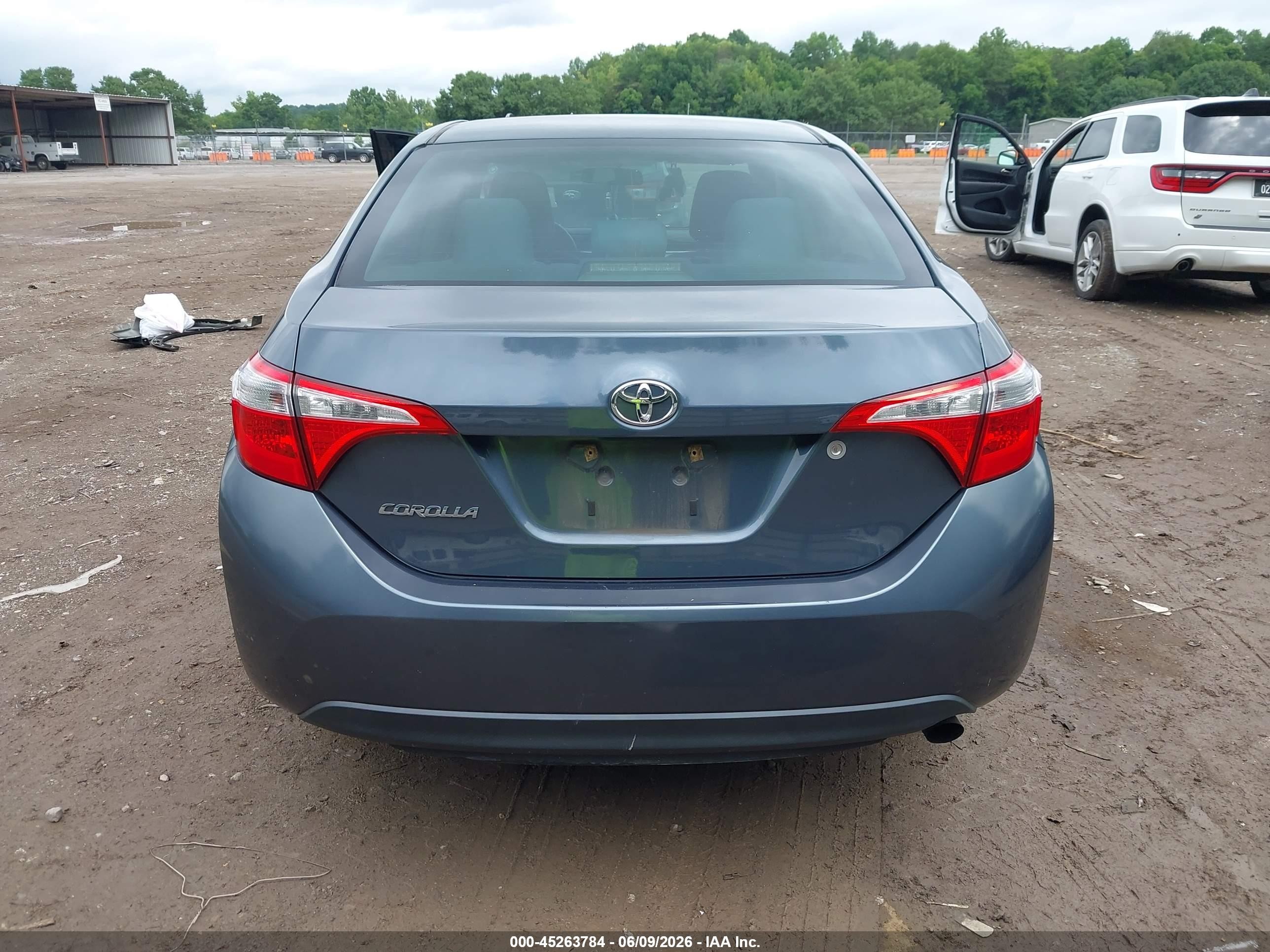 2015 Toyota Corolla L Black vin: 2T1BURHE5FC439985