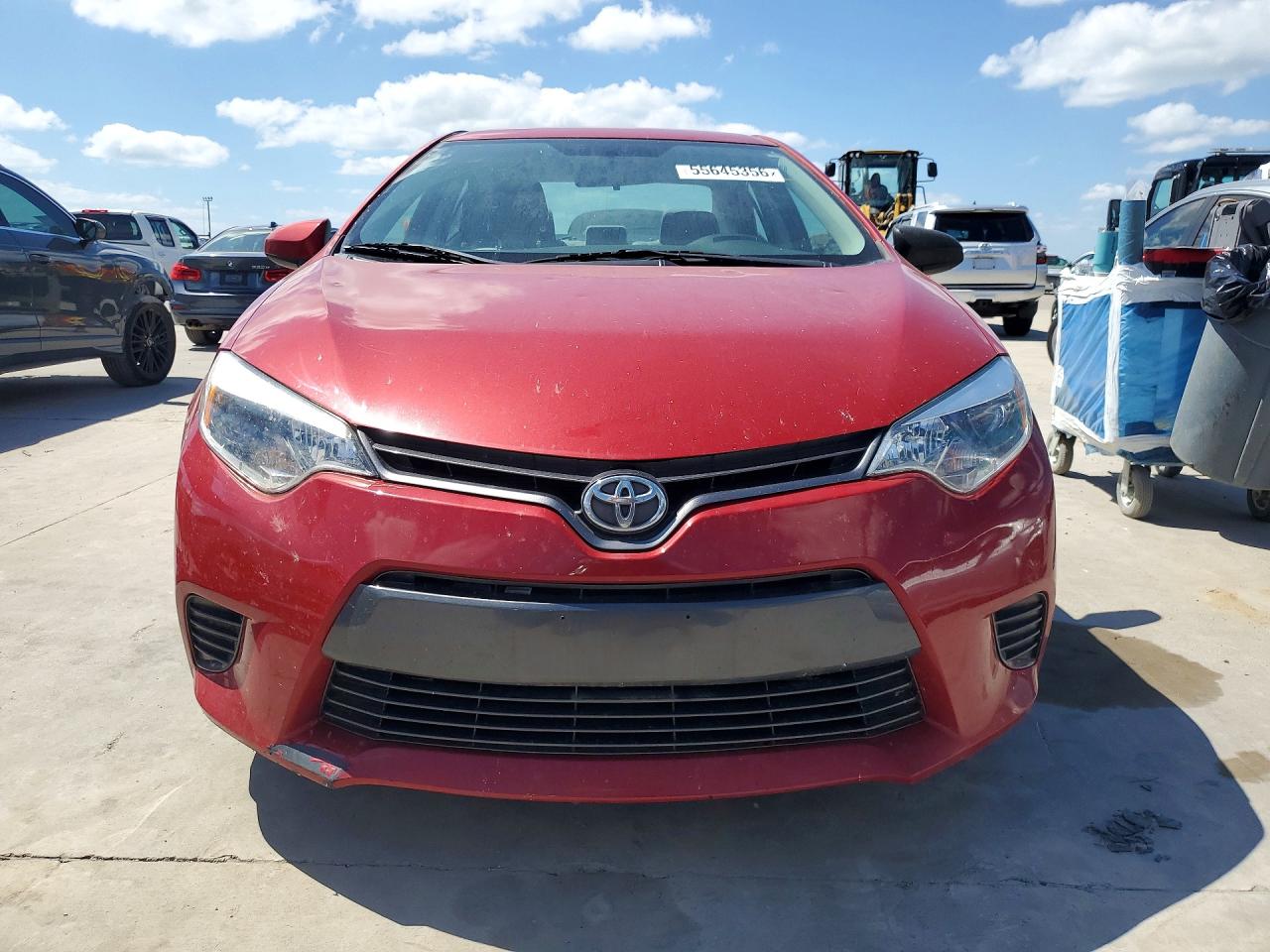 2015 Toyota Corolla Le Красный vin: 2T1BURHE5FC444121
