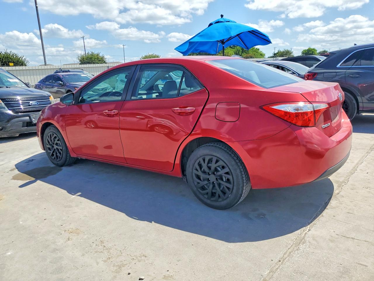 2015 Toyota Corolla Le Красный vin: 2T1BURHE5FC444121