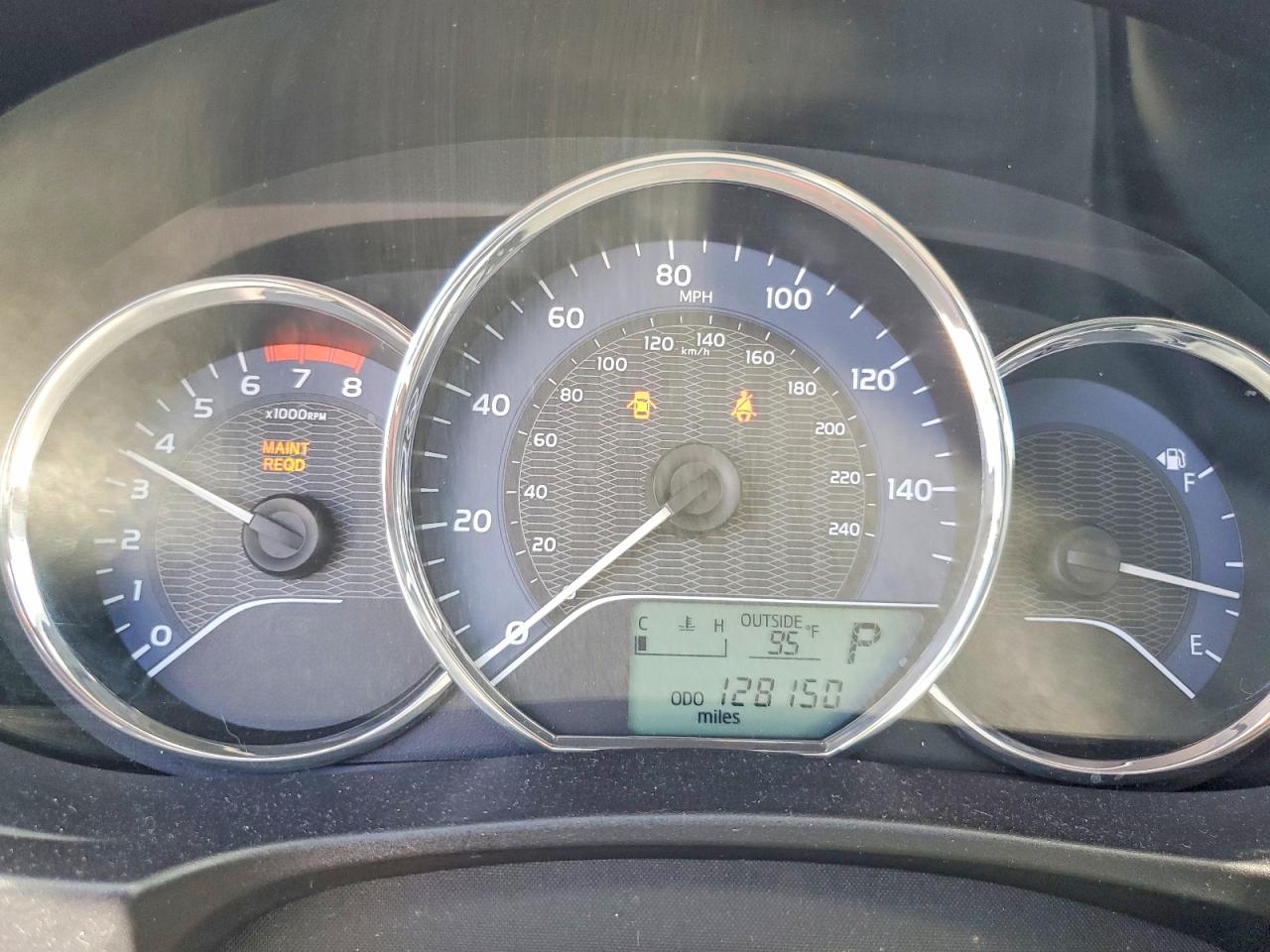 2015 Toyota Corolla Le Красный vin: 2T1BURHE5FC444121