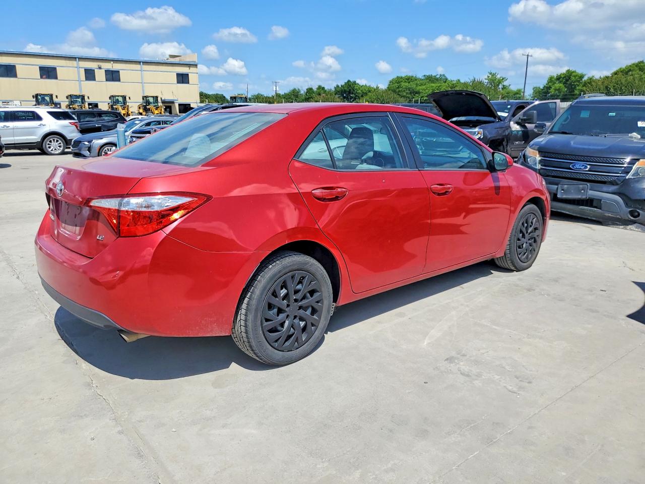2015 Toyota Corolla Le Красный vin: 2T1BURHE5FC444121