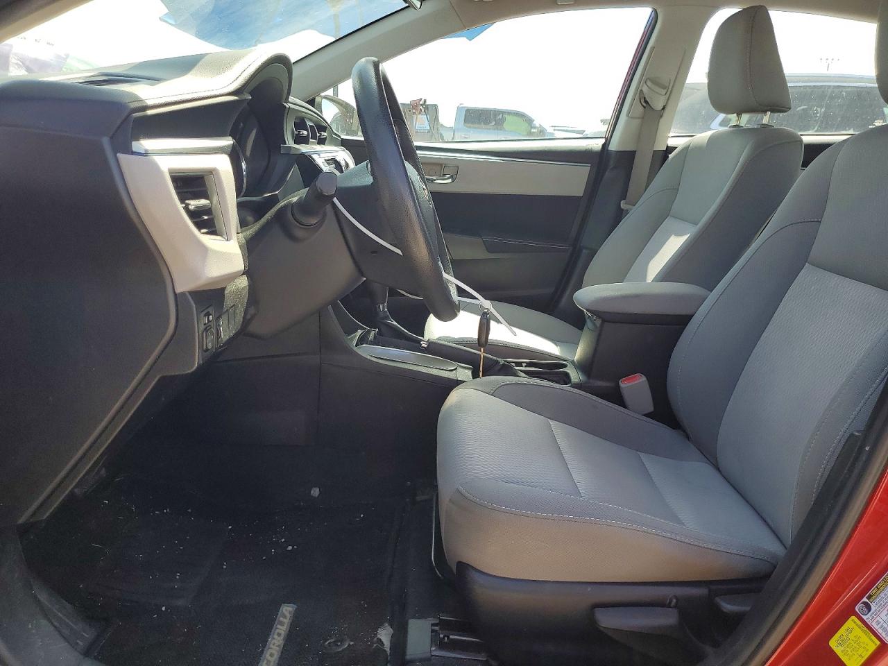 2015 Toyota Corolla Le Красный vin: 2T1BURHE5FC444121