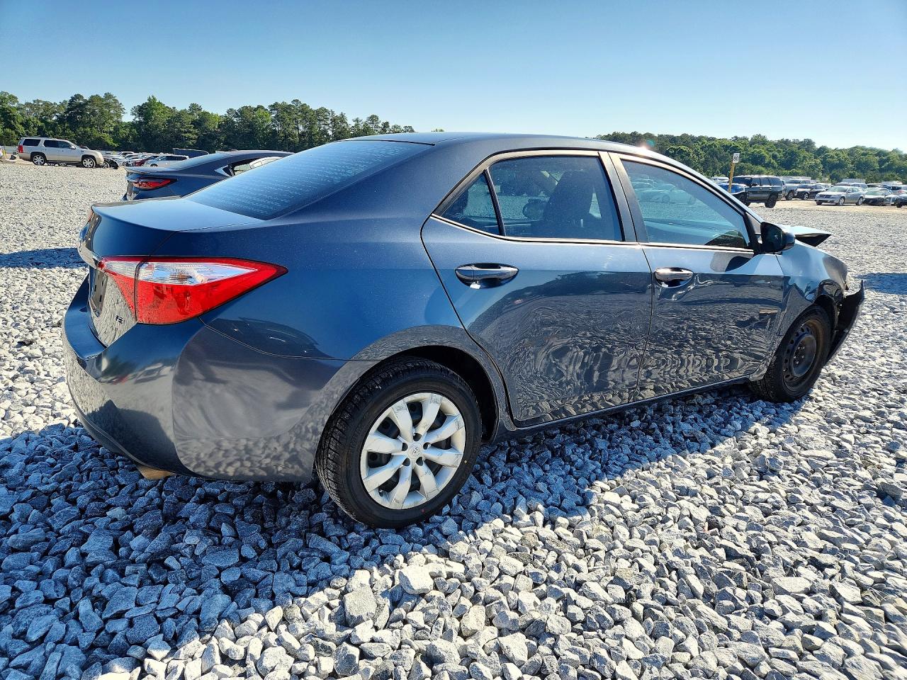 2015 Toyota Corolla Le Серый vin: 2T1BURHE5FC446029