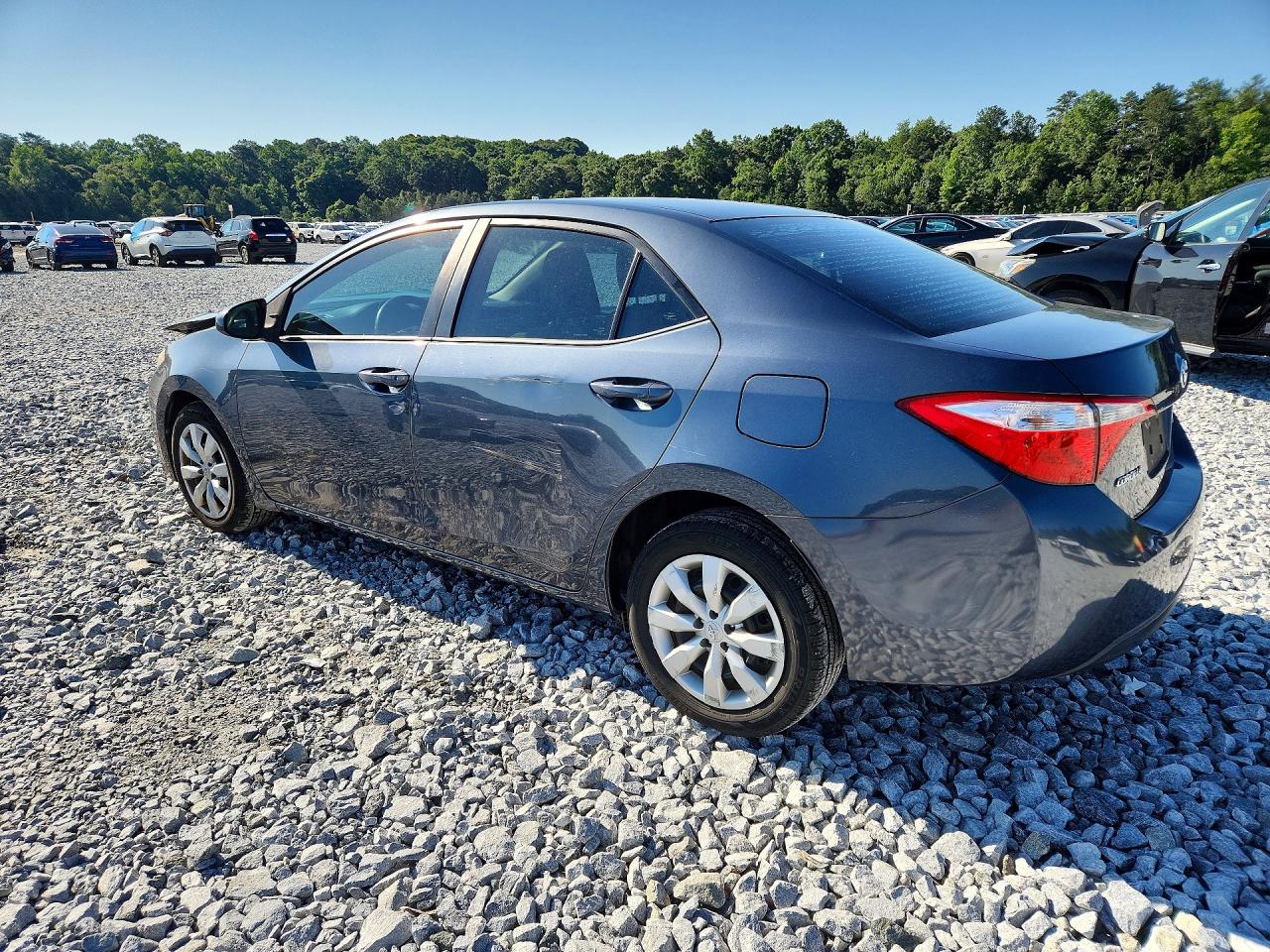 2015 Toyota Corolla Le Серый vin: 2T1BURHE5FC446029