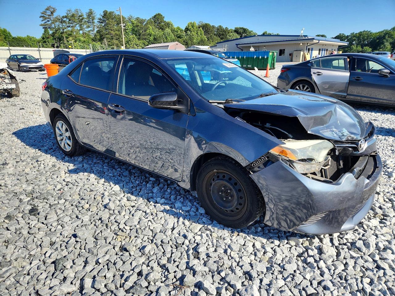 2015 Toyota Corolla Le Серый vin: 2T1BURHE5FC446029