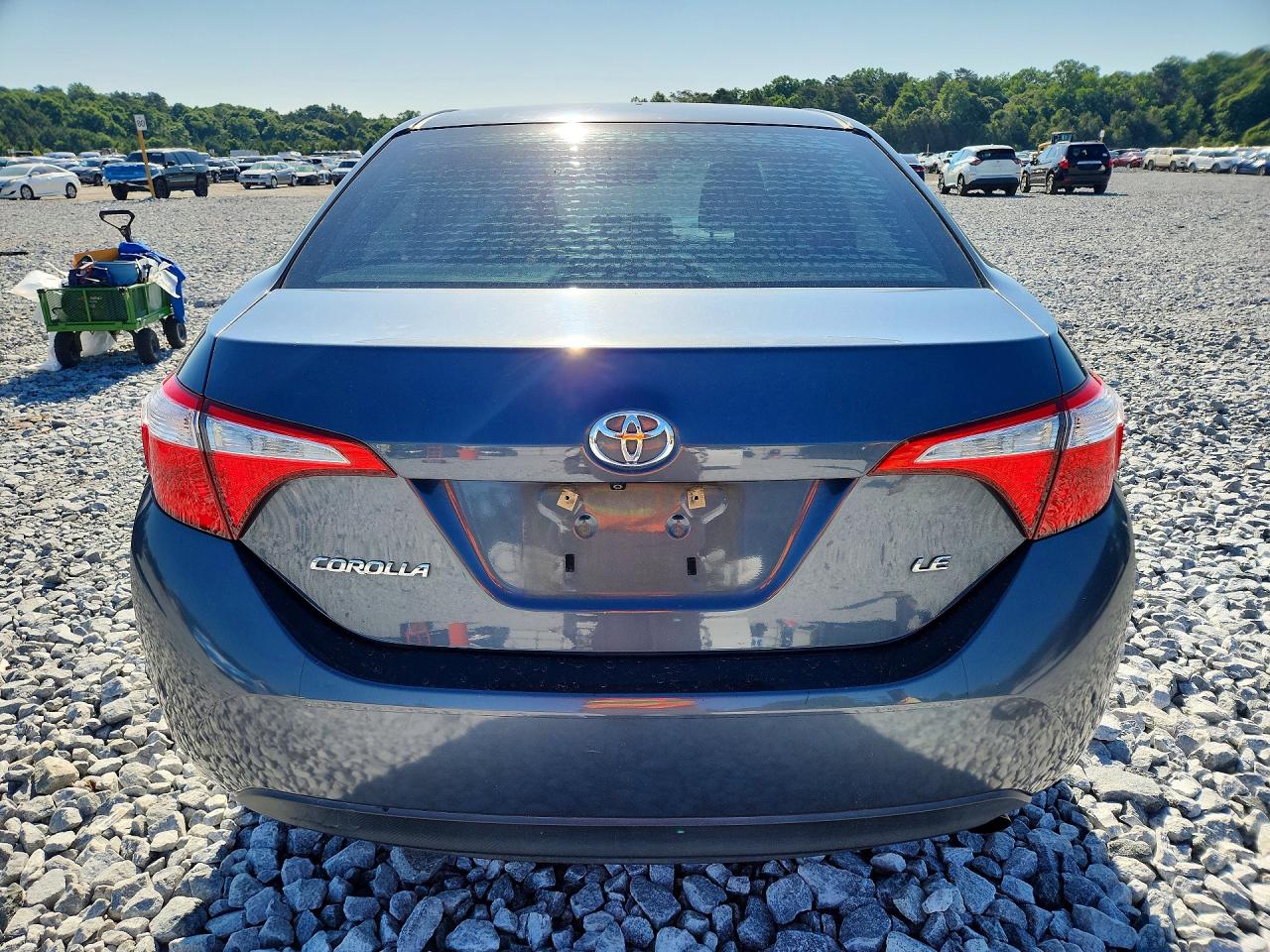 2015 Toyota Corolla Le Серый vin: 2T1BURHE5FC446029