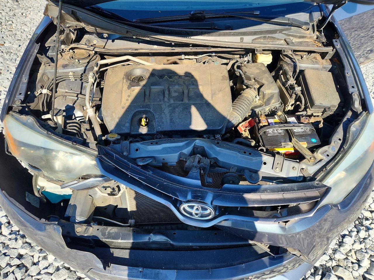2015 Toyota Corolla Le Серый vin: 2T1BURHE5FC446029