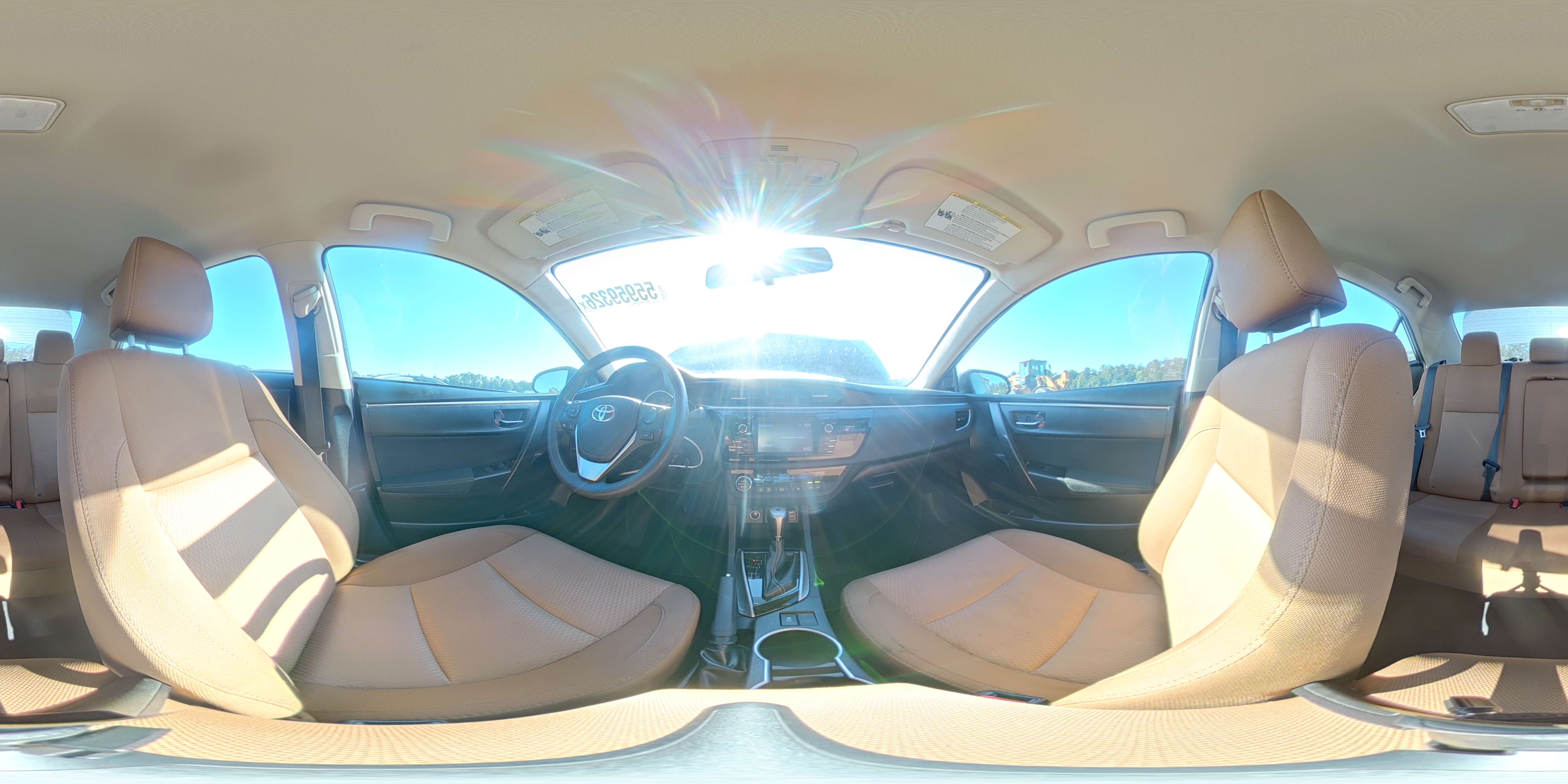 2015 Toyota Corolla Le Серый vin: 2T1BURHE5FC446029