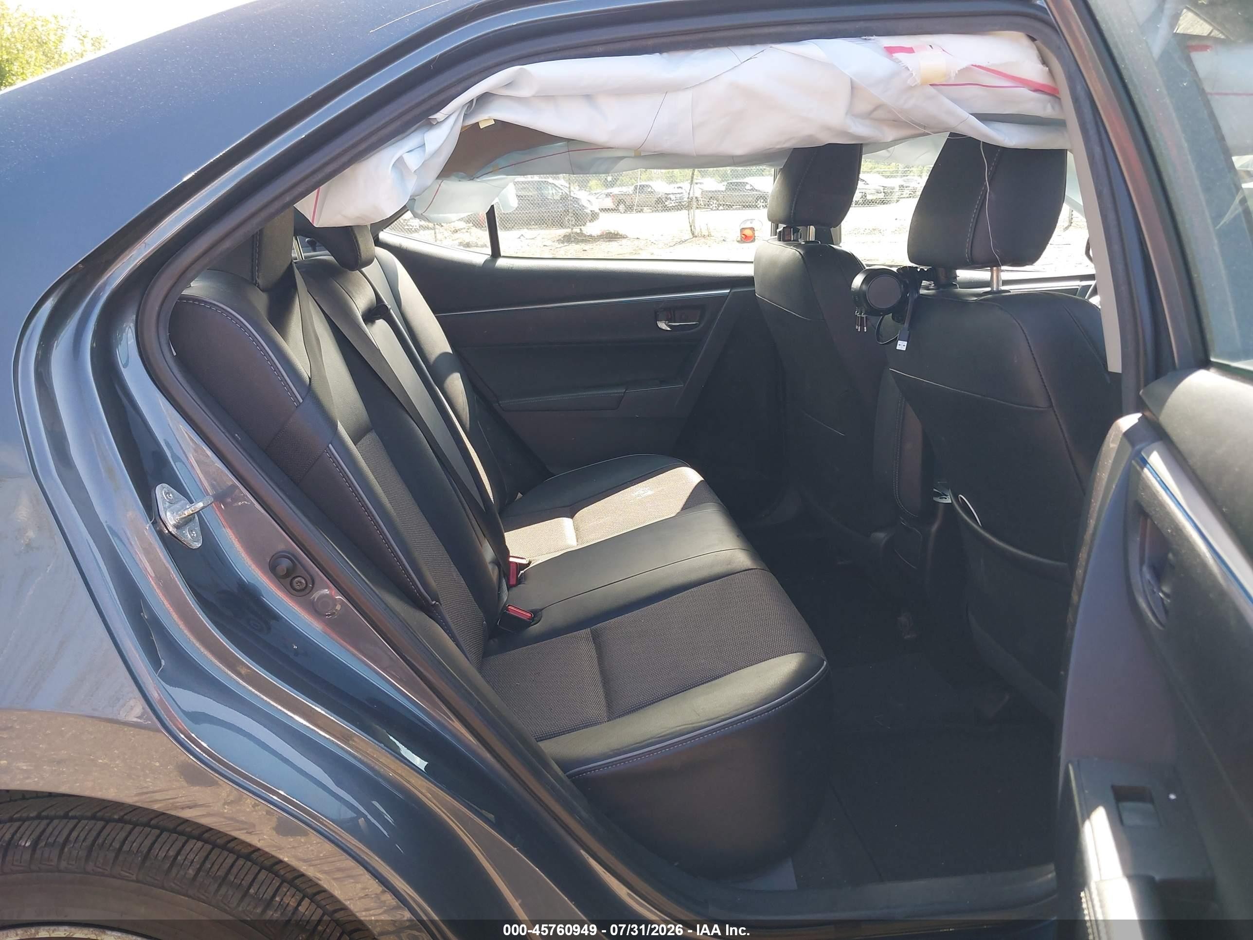 2015 Toyota Corolla S Plus Gray vin: 2T1BURHE5FC448704