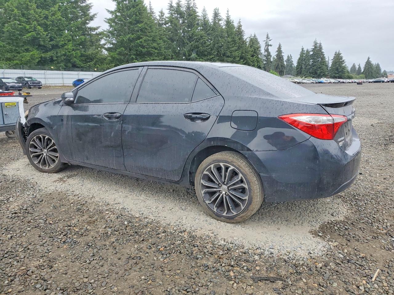 2015 Toyota Corolla S Plus Black vin: 2T1BURHE5FC451621