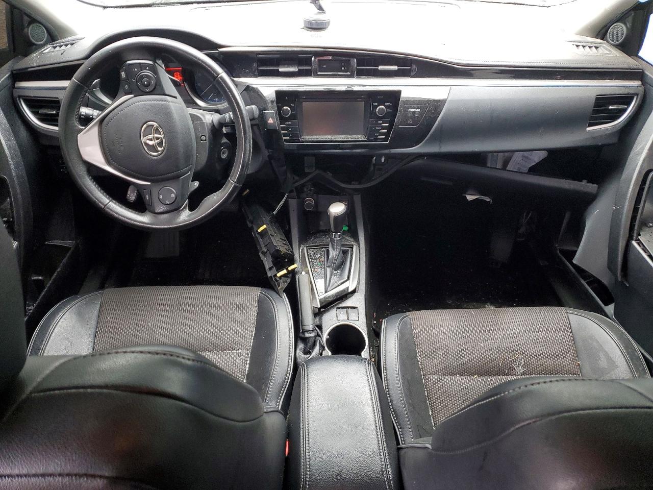 2015 Toyota Corolla S Plus Black vin: 2T1BURHE5FC451621